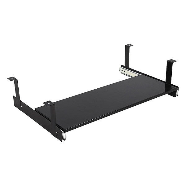 Metal Keyboard Tray with Tilt, Steel, Blk