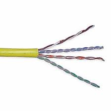 Category Cable, Unshielded, Yellow Jacket