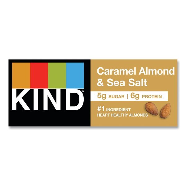 KIND Nut/Spice Bar, Caramel Almond & Sea Salt, 12 PK