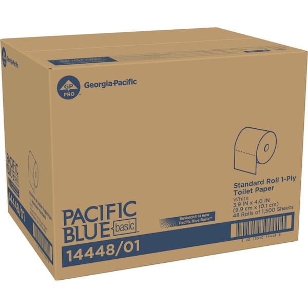 Toilet Paper, 1500 Sheets, 48 PK