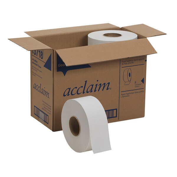 Toilet Paper, Continuous Roll, 8 PK