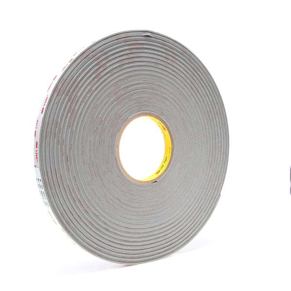 VHB Tape, 1/2 In x 108 ft., Gray, PK18