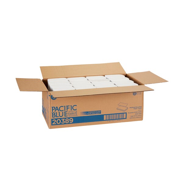 Pacific Blue Select Multifold Paper Towels, 2, 250, White, 16 PK