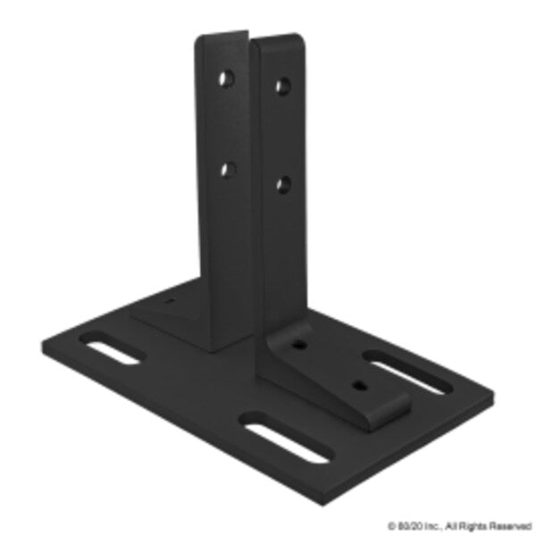 Black 25-2525 Floor Mount Base Plate