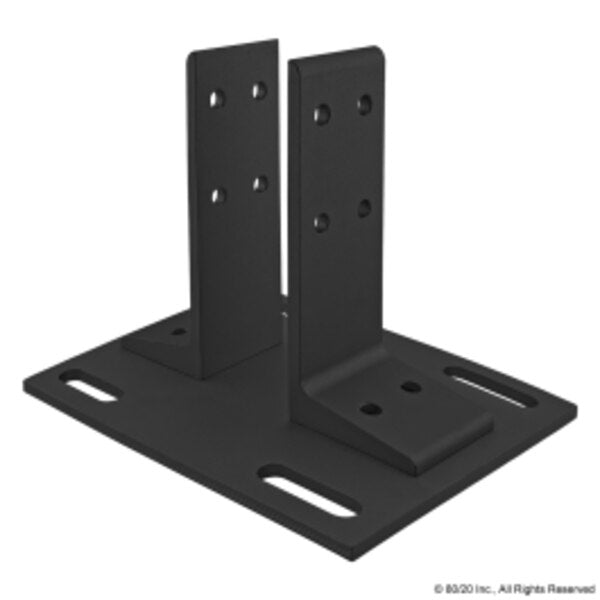 Black 25-5050 Floor Mount Base Plate