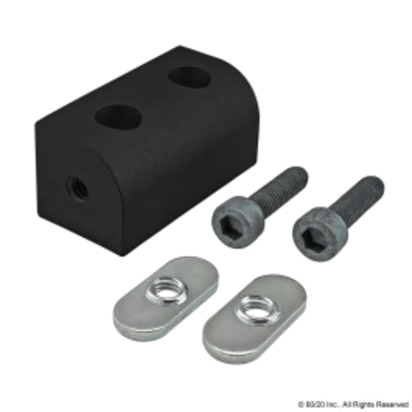 Black 25 S Univ Right Angle Living Nub