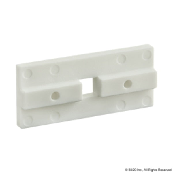 White Uhmw Pads W/Brake Hole 25 S