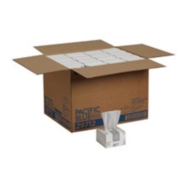 Dry Wipe, White, Box, Paper, 280 Wipes, 4 1/2 in x 8 in