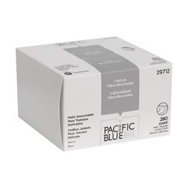 Dry Wipe, White, Box, Paper, 280 Wipes, 4 1/2 in x 8 in