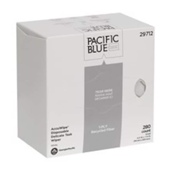 Dry Wipe, White, Box, Paper, 280 Wipes, 4 1/2 in x 8 in