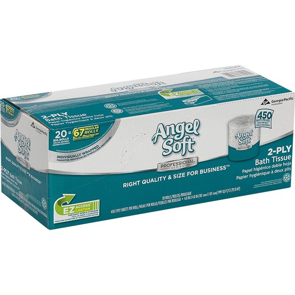 Toilet Paper, 450 Sheets, 20 PK