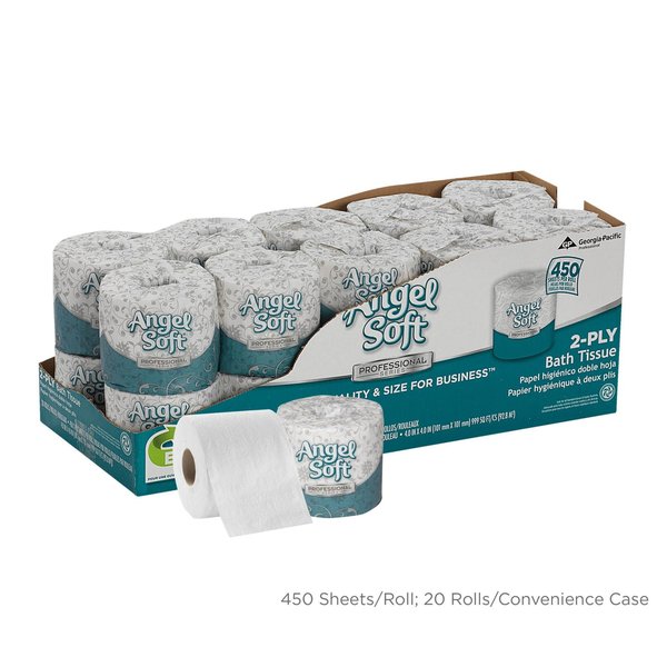 Toilet Paper, 450 Sheets, 20 PK