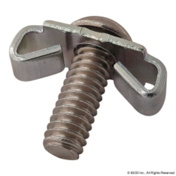 Zinc End Fastener W/ss Screw, 10 S
