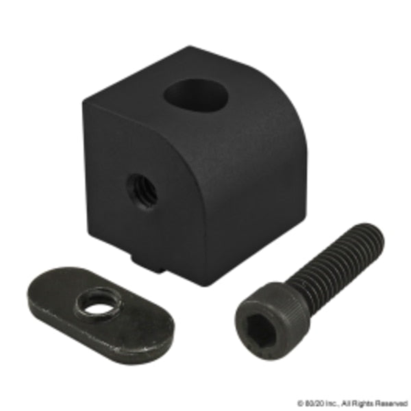 Black 10 S Right Angle 90 Degree Nub