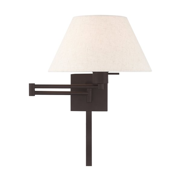 Swing Arm Wall Lamps 1 Light Bronze Swin