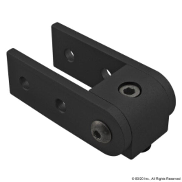 Black 10 S Right Angle 90 Degree Hinge