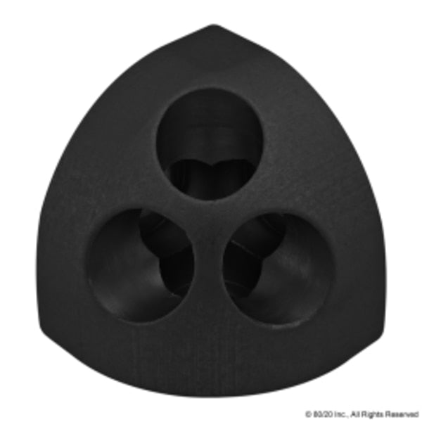 Black 10 S Tri Corner Connector