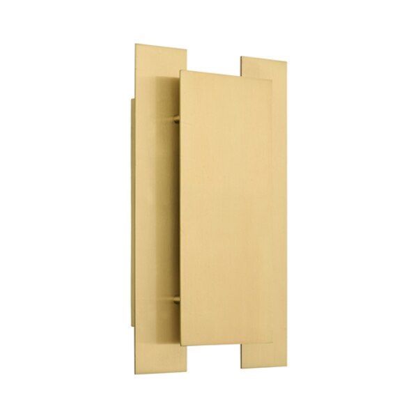 Varick 2 Light Satin Brass ADA Wall Sconce