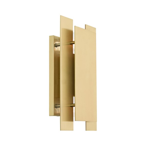 Varick 2 Light Satin Brass ADA Wall Sconce