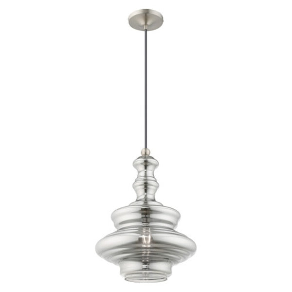 Art Glass Mini Pendants 1 Light Brushed
