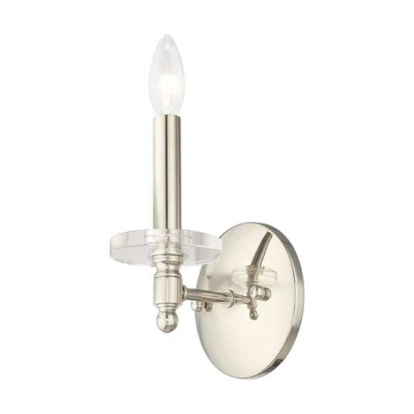 Bancroft 1 Light Polished Nickel Wall Sconce