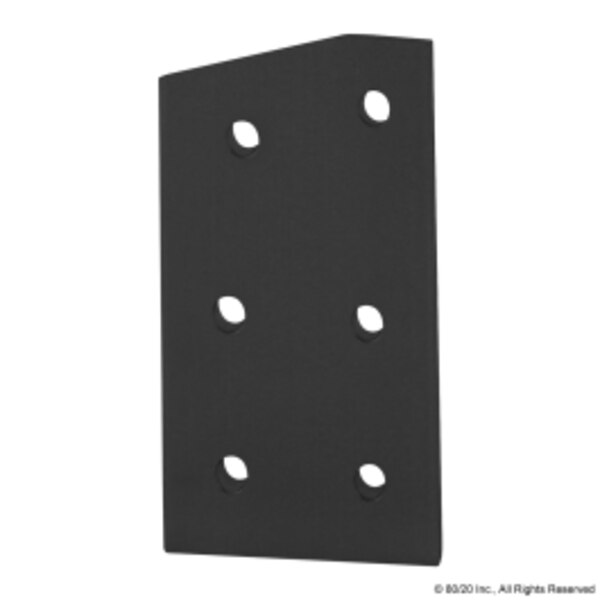 Angle Joining Plate, 15 Deg 6 Hole 15S