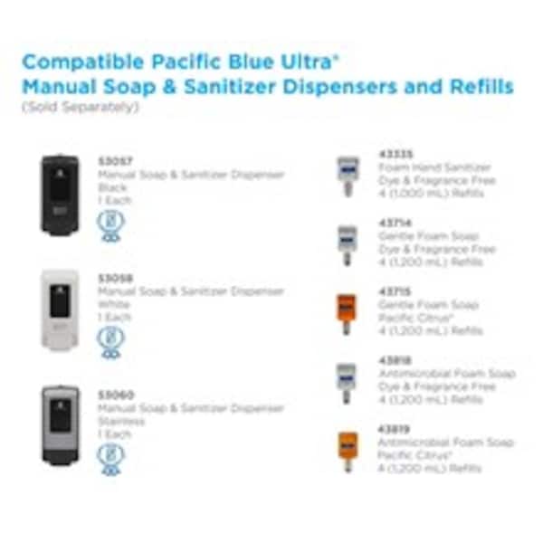 1200 ml Foam Hand Soap Cartridge, 4 PK