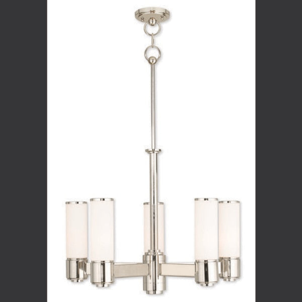 Weston 5 Light Polished Nickel Dinette C