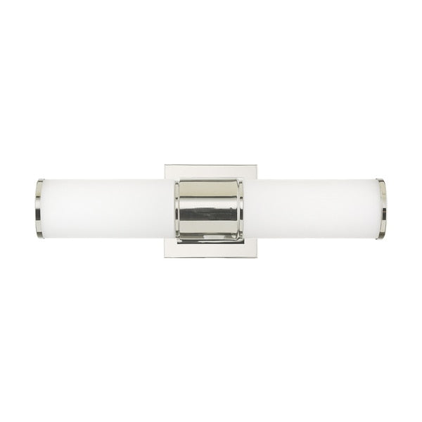 Weston 2 Light Polished Nickel ADA Wall Sconce/ Bath Vanity