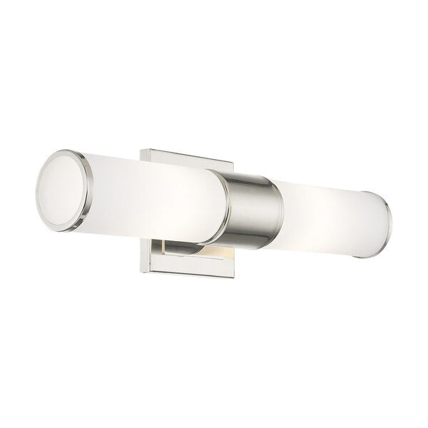Weston 2 Light Polished Nickel ADA Wall Sconce/ Bath Vanity