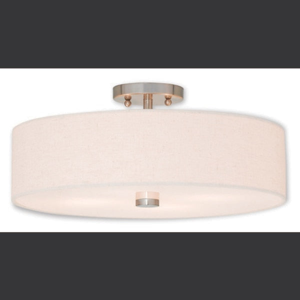 Meridian 4 Light Brushed Nickel Ceiling