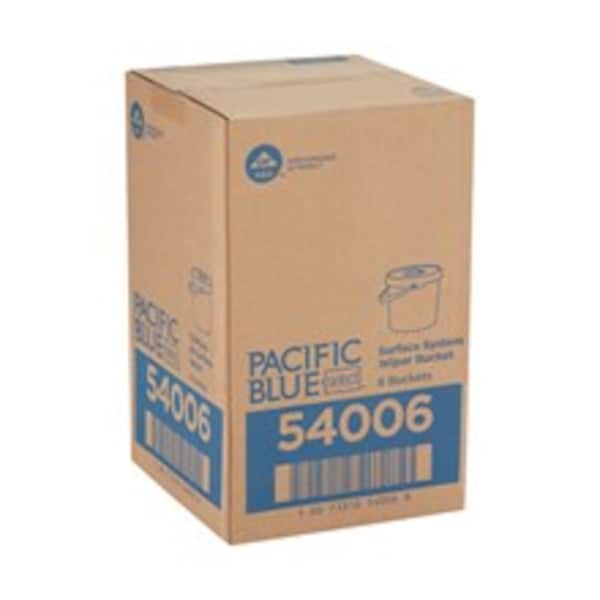 Bucket Dispenser, White, Canister, Plastic