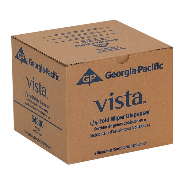 Dispenserosable Wiper Vista Quarterfold, Clear
