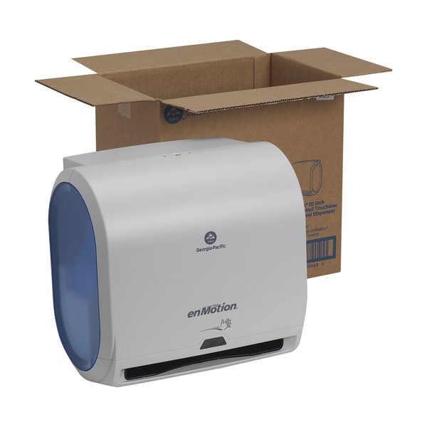 enMotion® Impulse® 10â 1-Roll Automated Touchless Paper Towel Dispenser , Gray