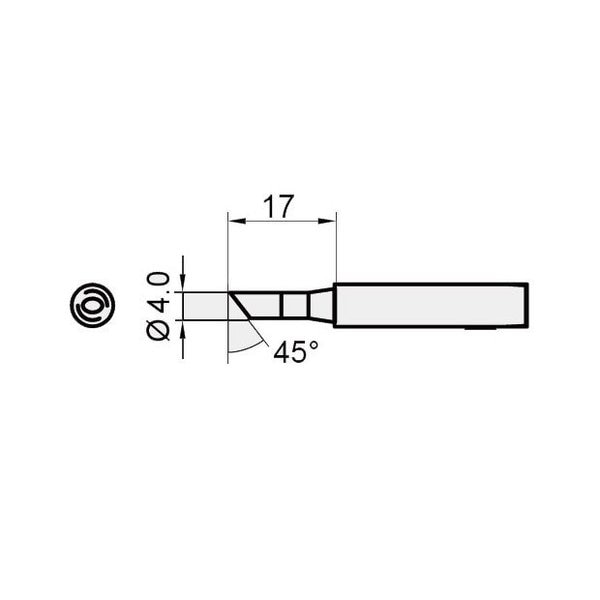 Knife Replc. Tip for SS206EU and SS207EU