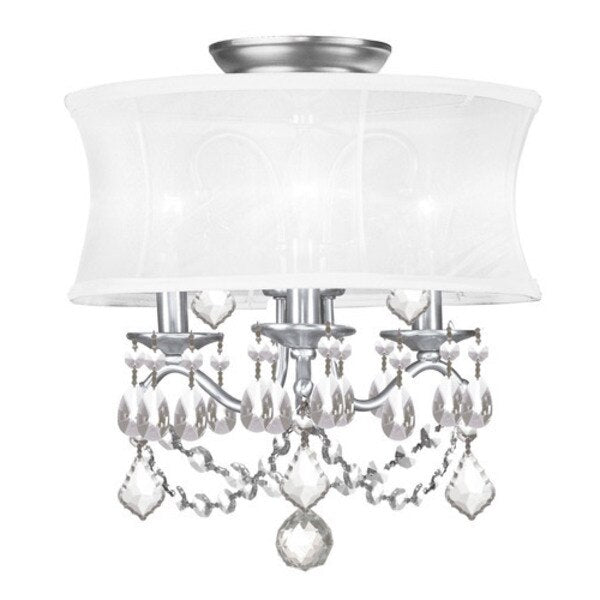 Newcastle 3 Light Brushed Nickel Convert
