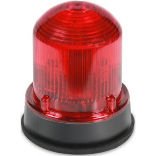 Warning Light, 9W Halogen, 24VDC, Red
