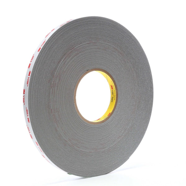 Double Sided VHB Tape, 1/2 in., Gray, 36 yd