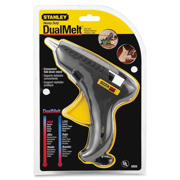 Glue Gun, 6 1/2 in L, 120 V, 80 W