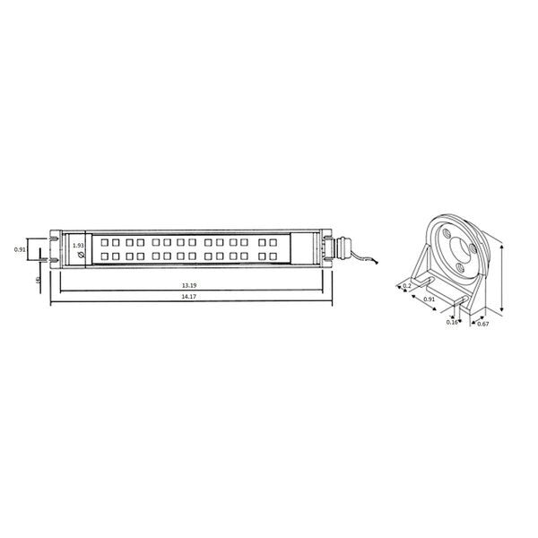 7.2 Watt LED IP65 Waterproof Machine Work Light