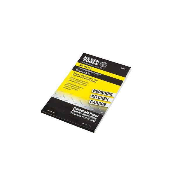 Wire Marker Book, Household Electrical Panel