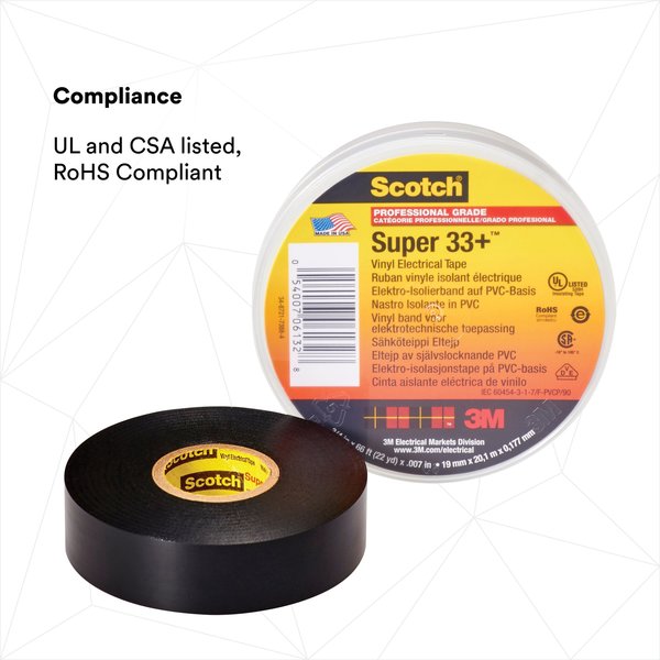 Electrical Tape, 7 mil, 3/4