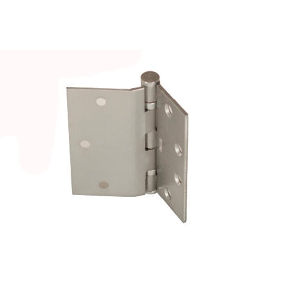 Half Mortise Std Wt FBB Hinge, 5 In Tall, Satin Chrome