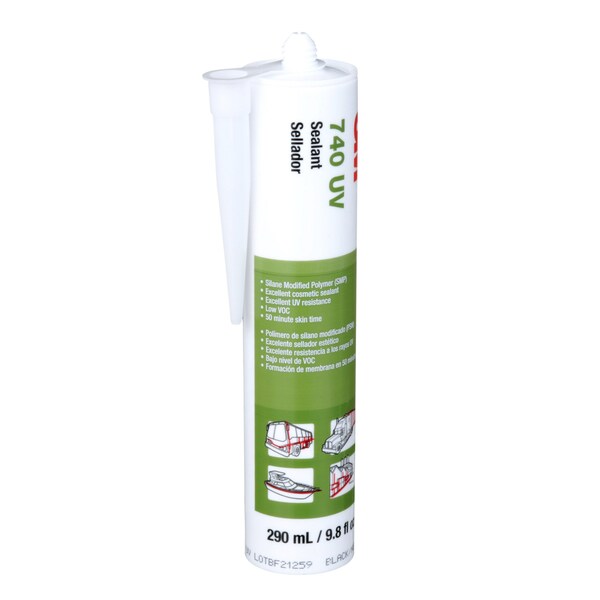 Sealant, 310 mL, Cartridge, Black, Silane Modified Polymer Base