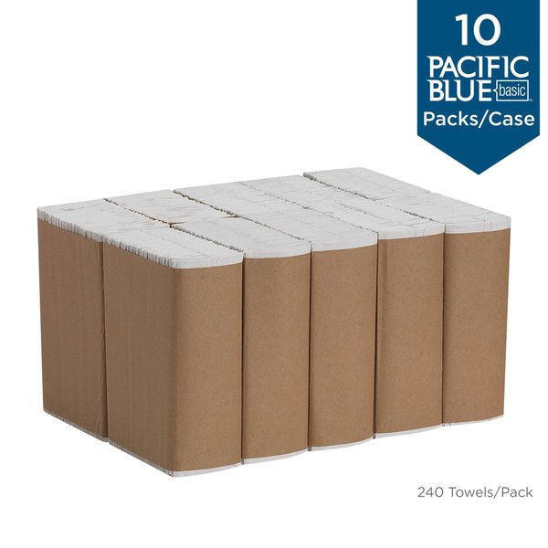 Pacific Blue Select C-Fold Paper Towels, 1, 240, White, 10 PK