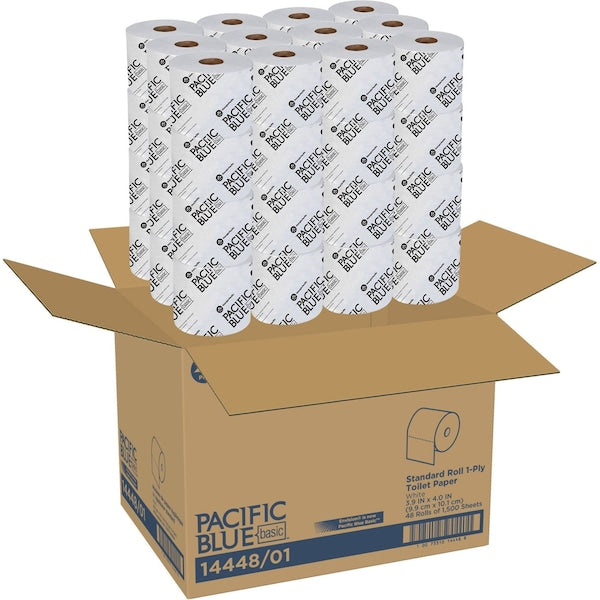 Toilet Paper, 1500 Sheets, 48 PK