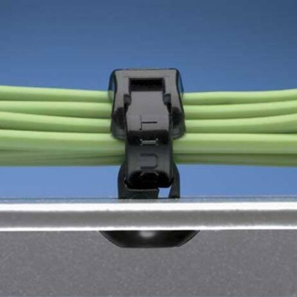 Cable Tie Mount, Through Panel, PK1000