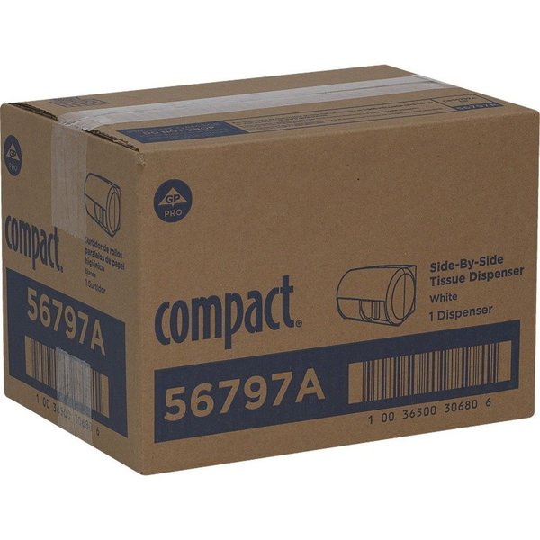 Toilet Paper Dispr, Coreless, 7-1/8 In. H