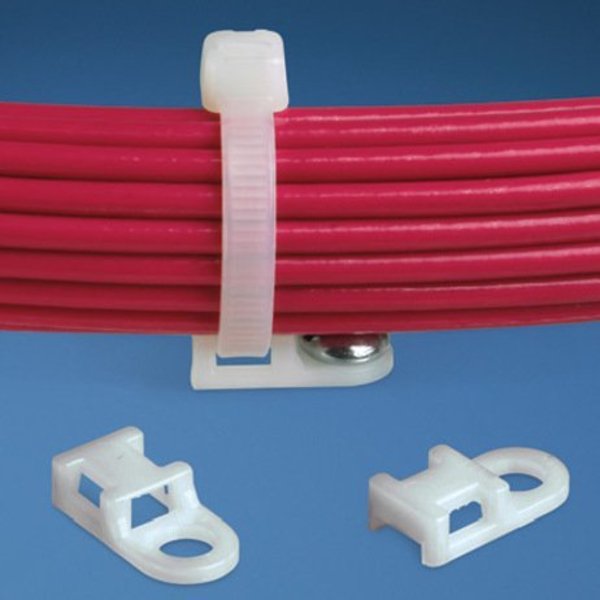 Cable Tie Mount, Screw Applied, PK1000