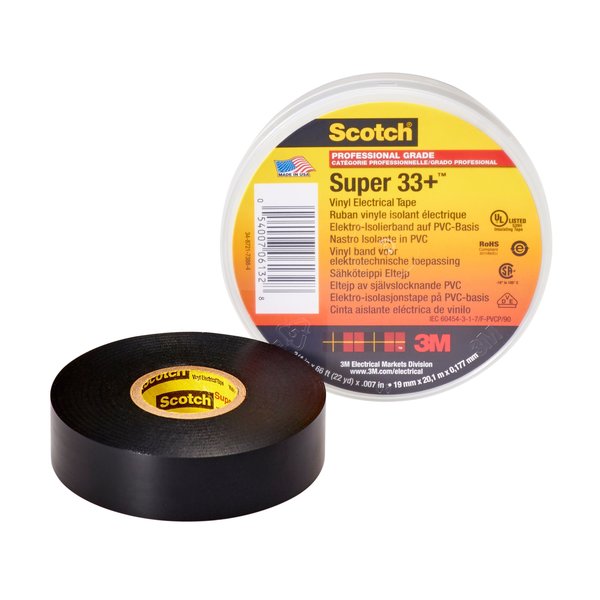 Electrical Tape, 7 mil, 3/4